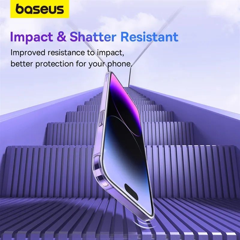 Capa Silicone Baseus Crystal P/ iPhone 14 -Silicone -Transparente- 24h