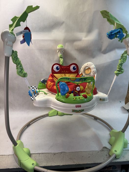 Skoczek Fisher Price Rainforest obracane siedzisko
