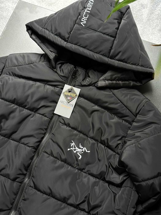 Мужской пуховик Arcteryx - Куртка черная Артерикс - GorEtex