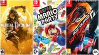 Super Mario Party + MK 11 + NFS Hot Pursuit для Nintendo Switch. 4 гри