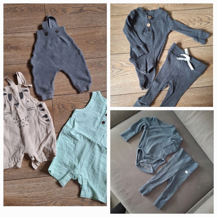 Paka ubranek dla chlopca 62-74