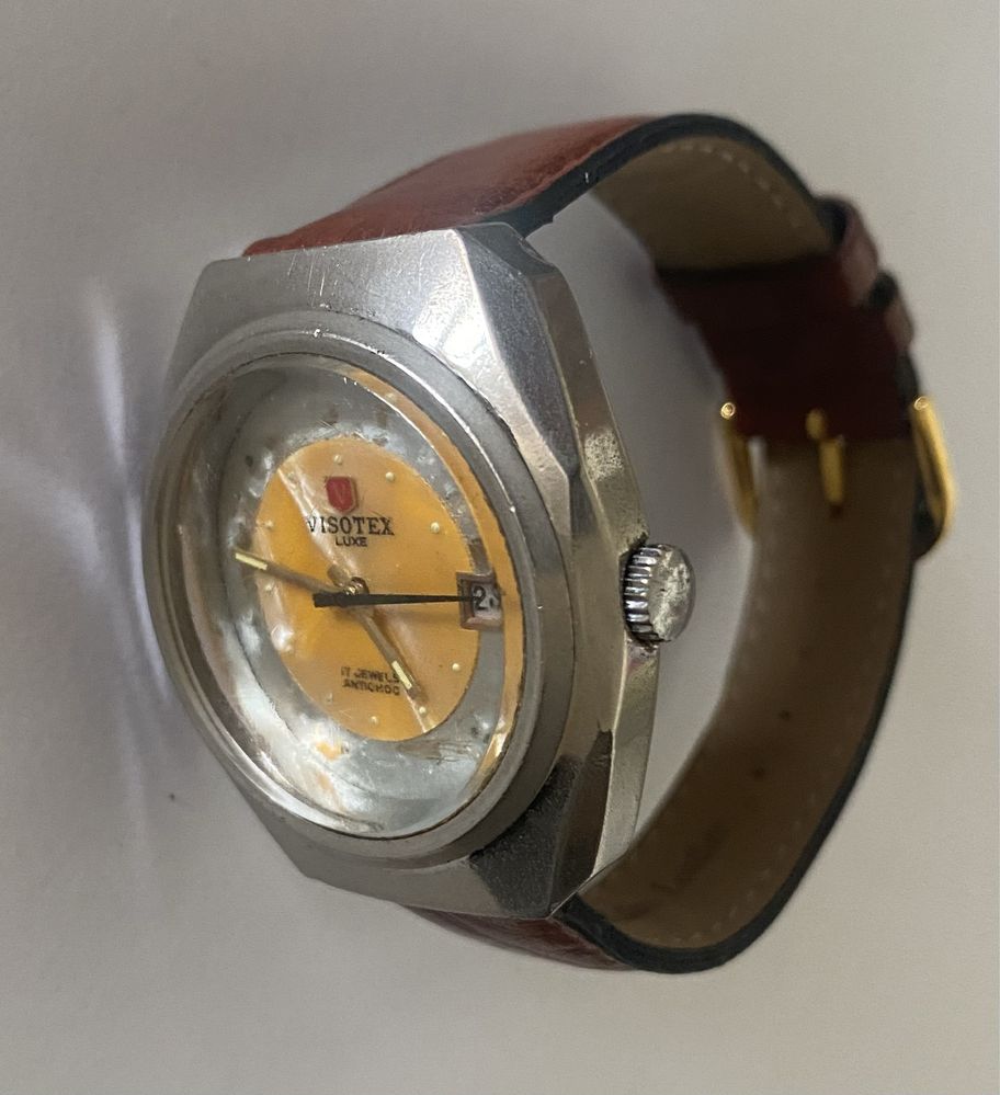 Relógio VISOTEX Luxe mecânico antigo