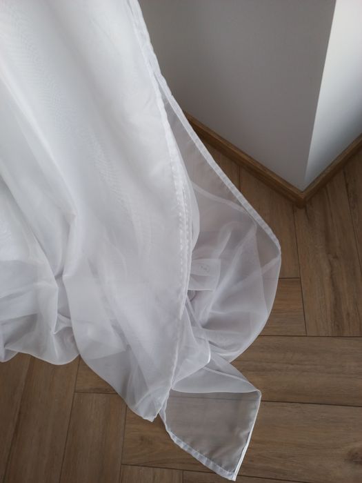 Firany woal 2 szt. 140x270 cm - używane