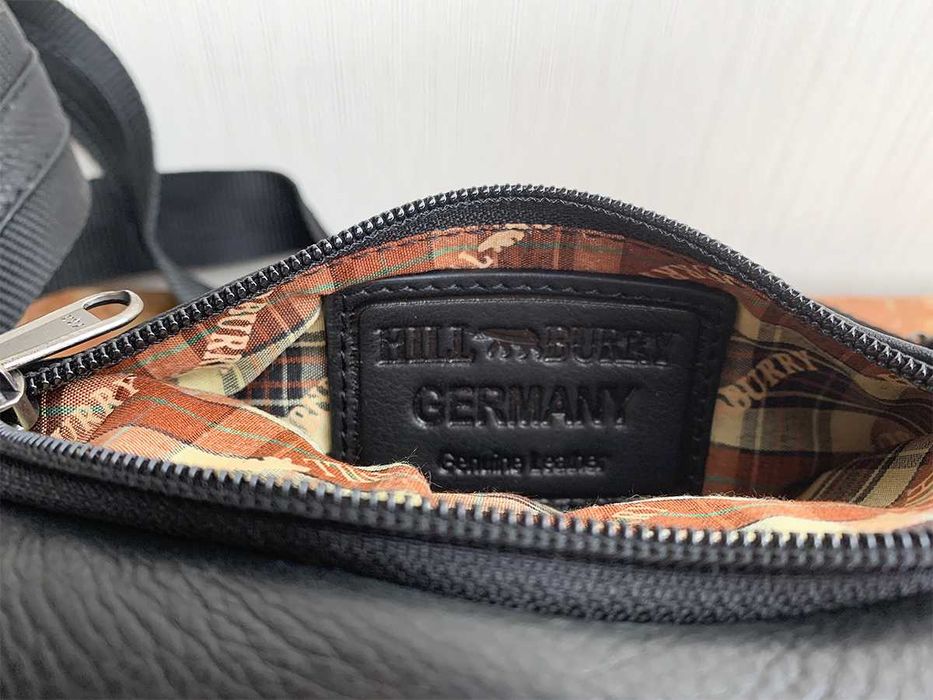 Сумка на пояс кожаная Hill Burry 3044 Германия, бананка шкіряна