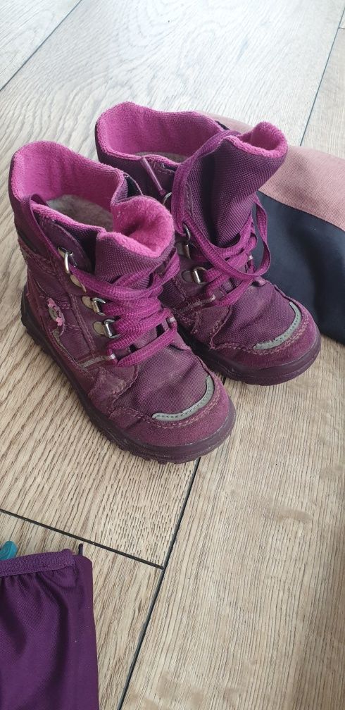 Kombinezon color kids 98, superfit buty 25, rękawiczki pingwinki