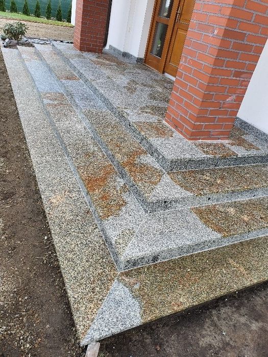 Płytki granitowe płytki chodnikowe posadzka granitowa  płytki taras