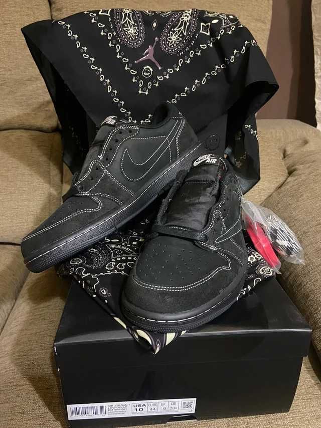Jordan 1 Retro Low OG SP Travis Scott Black Phantom R.42