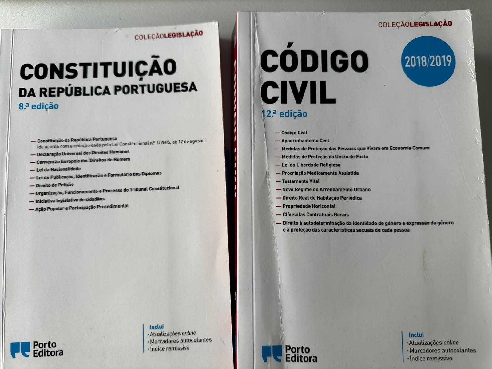 Constituição da República Portuguesa + Código Civil