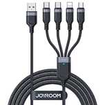 Kabel Usb 4w1 Usb-a - 2 x Usb-c / Lightning / Micro do ładowania i tra