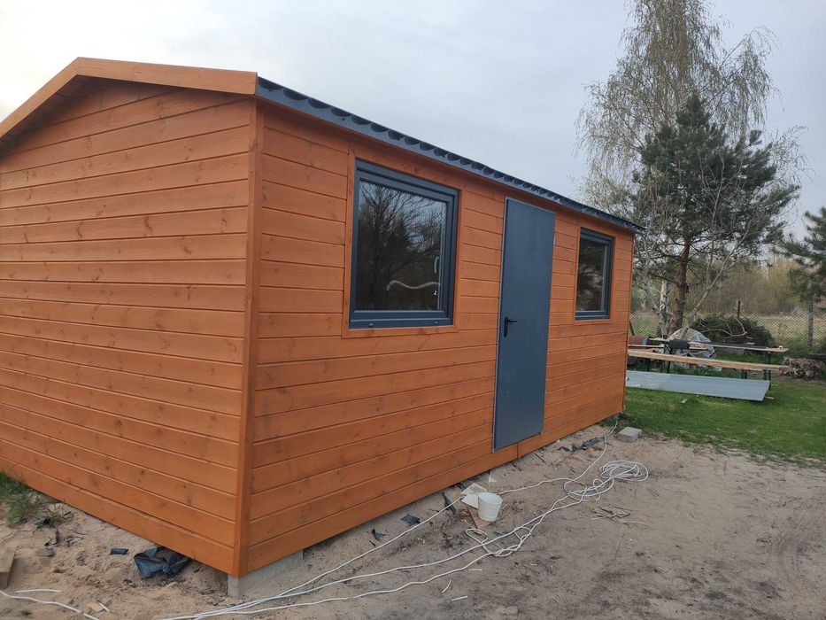 Domek  szkieletowy drewniany 3 m x 6m