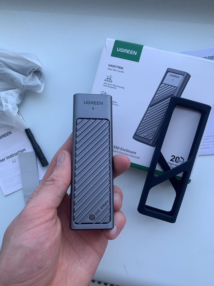 Зовнішня кишеня Ugreen CM559 20Gbps M.2