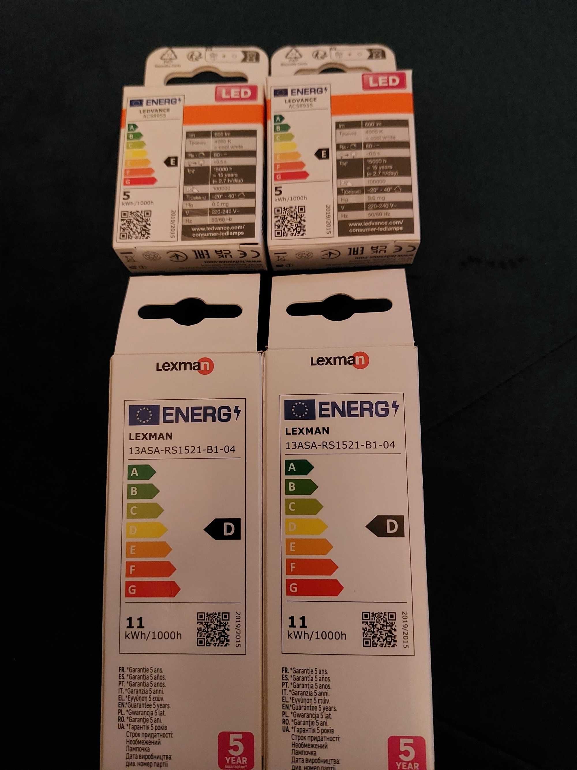 Żarówki LED R7s i G9 nowe