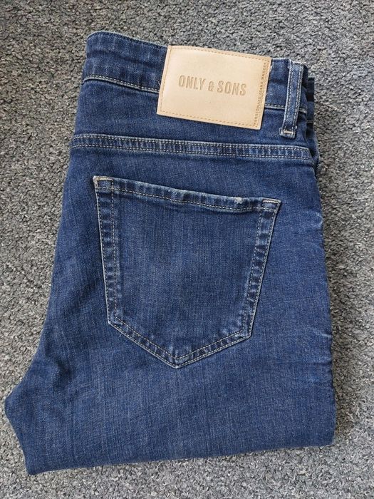 Spodnie jeans Only & Sons rozm. W32 L32 slim fit loom denim pants