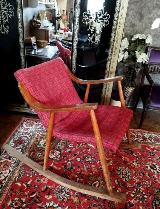 Кресло качалка винтажное