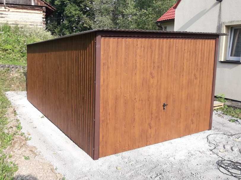 Garaż blaszany 4x5 w kolorze RAL do wyboru | Krótkie terminy