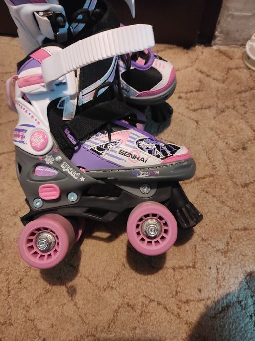 Wrotki dziecię różowe