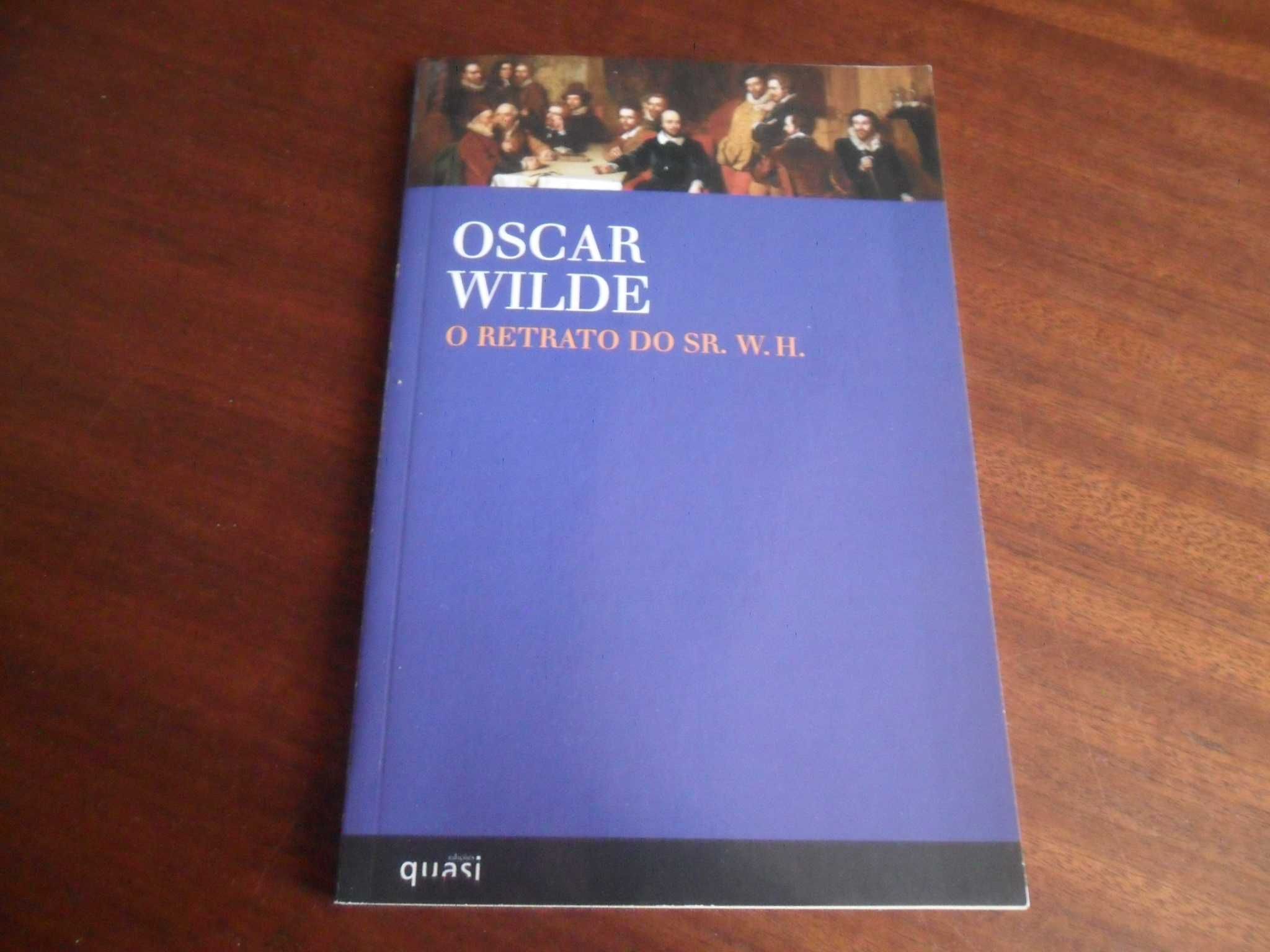 "O Retrato do Sr. W. H." de Oscar Wilde - 1ª Edição de 2008