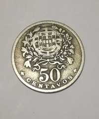 Moeda 50 centavos ano 1946