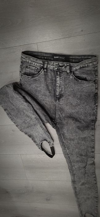 Джинси нові, джинси CROPP, джинси сірі, джегінси, легінси