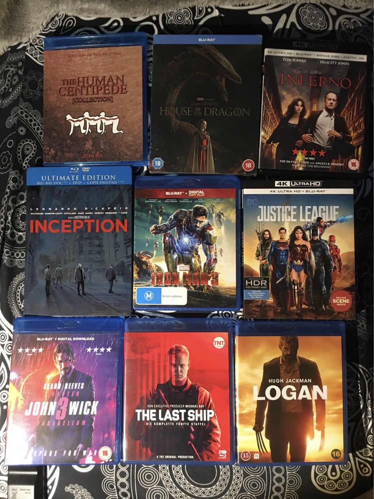 Vários Blu  ray sem legendas em Português P2