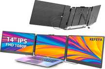 Портативный монитор KEFEYA S3 14"с Двумя дисплеями FHD|IPS|USB C|HDMI