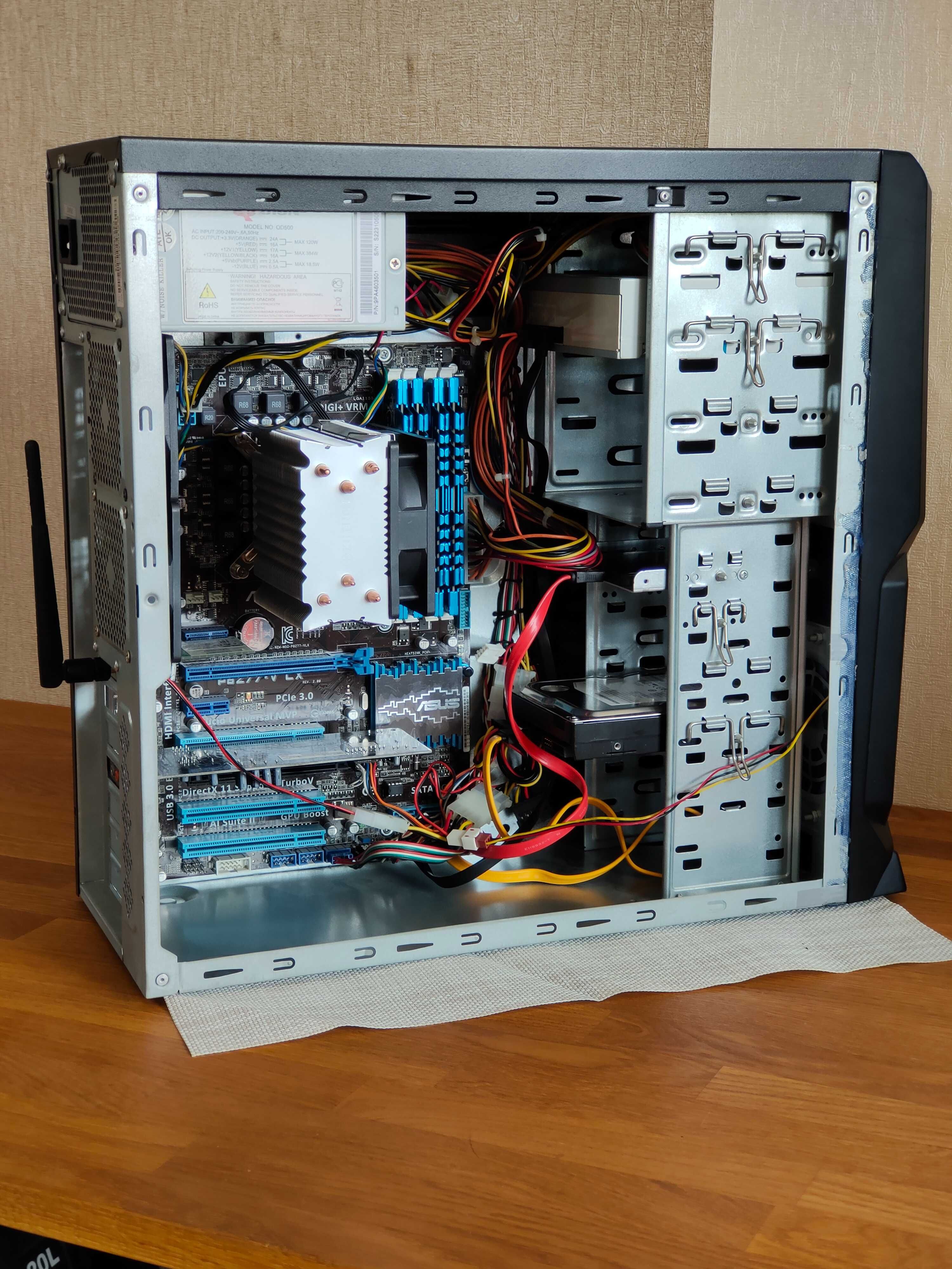 Потужний ПК Core i7 3770K / PBZ77-V LX / 32Gb RAM / SSD+HDD / WiFi