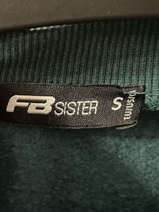 Bluza damska świąteczna zimowa fb sister M oversize maxi zielona