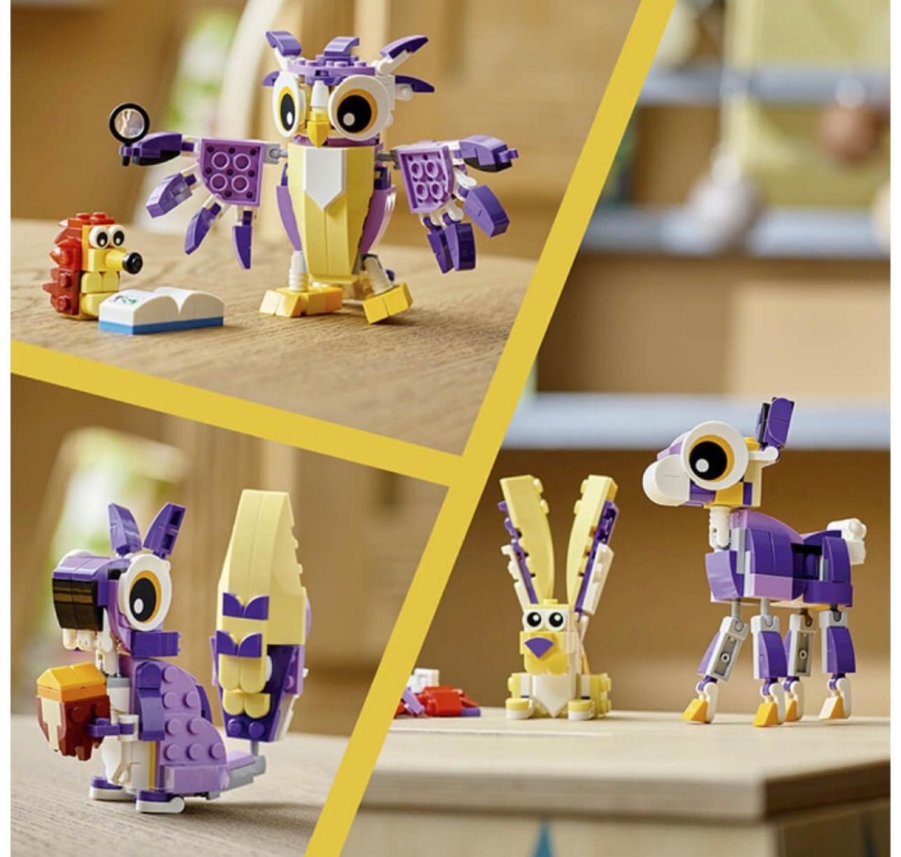 LEGOFriends Электромоб.и заряд.устр. и LEGOCreator Удивит. лесн.жители