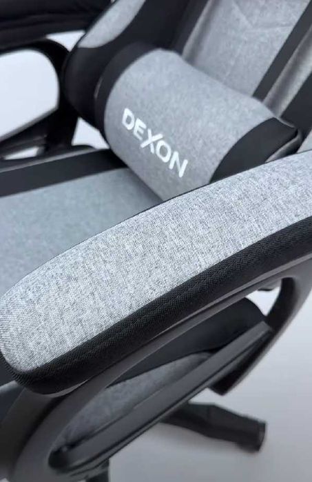 кресло компьютерное кресло игровое геймерское Grand DELUX серое