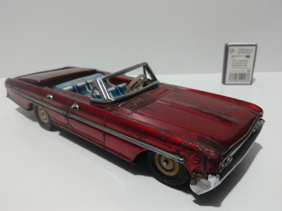 stara zabawka PRL blaszana auto kabriolet USA retro antyk zabytek czz