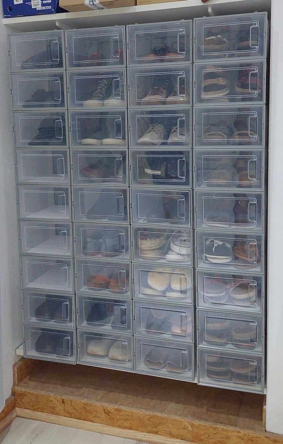 Pudełka na buty, 18 sztuk organizerów do przechowywania butów