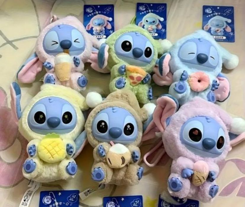 ОПТ Іграшка брелок Лабубу 1,2,3,4,5,6 сезон Стіч Вакуку сектний