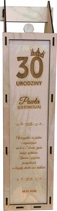 Skrzyneczka/Pudełko na  alkohol wino