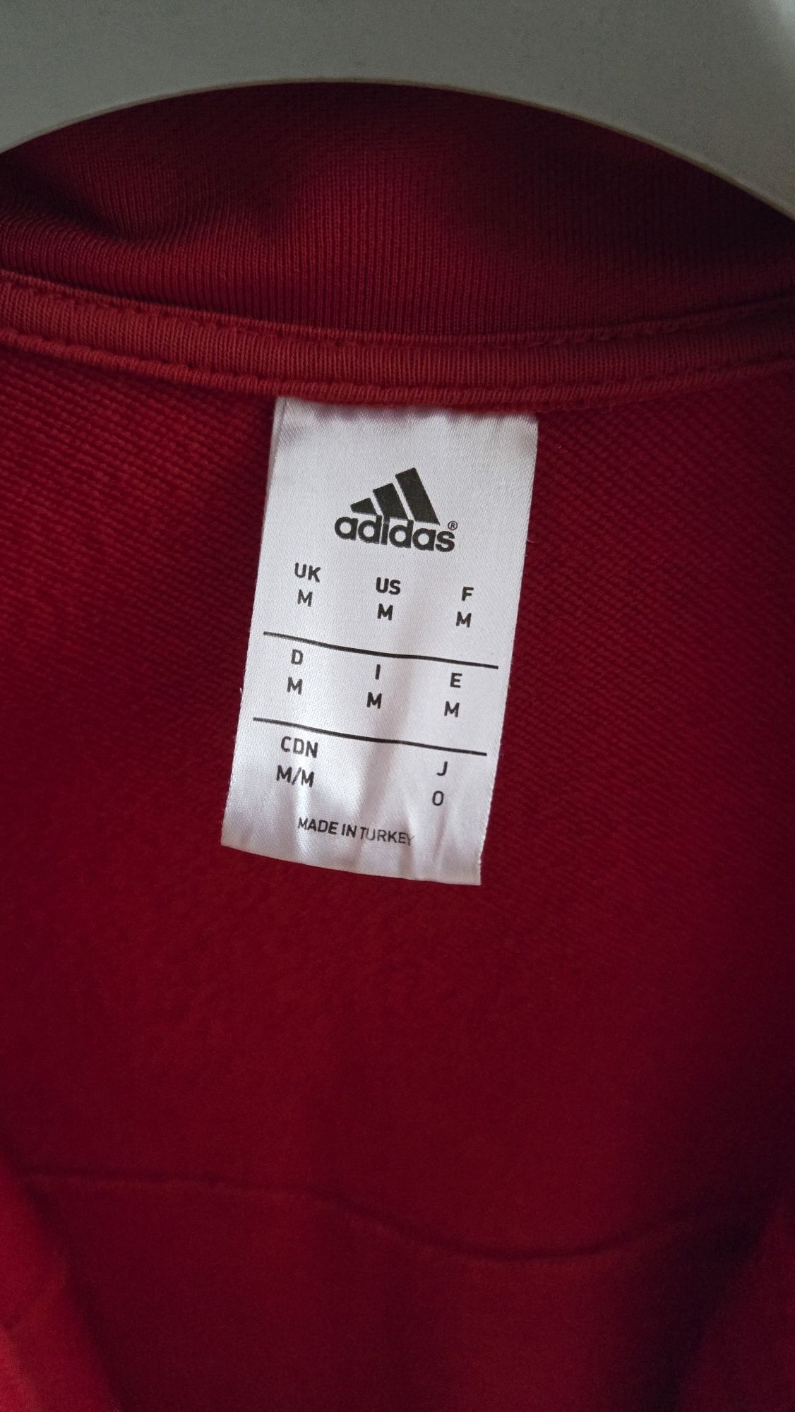 Czerwona bluza Adidas - M