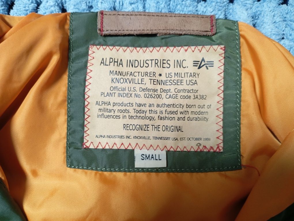 Alpha industries бомбер ма1