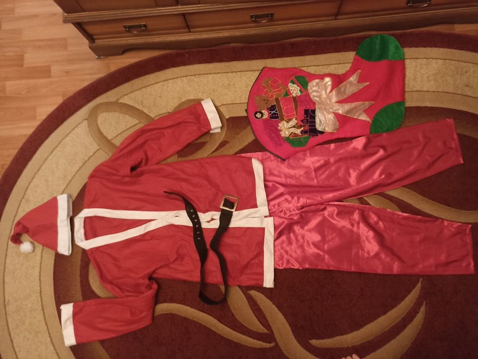 Карнавальный Санта Клаус, Дед Мороз, размер 48