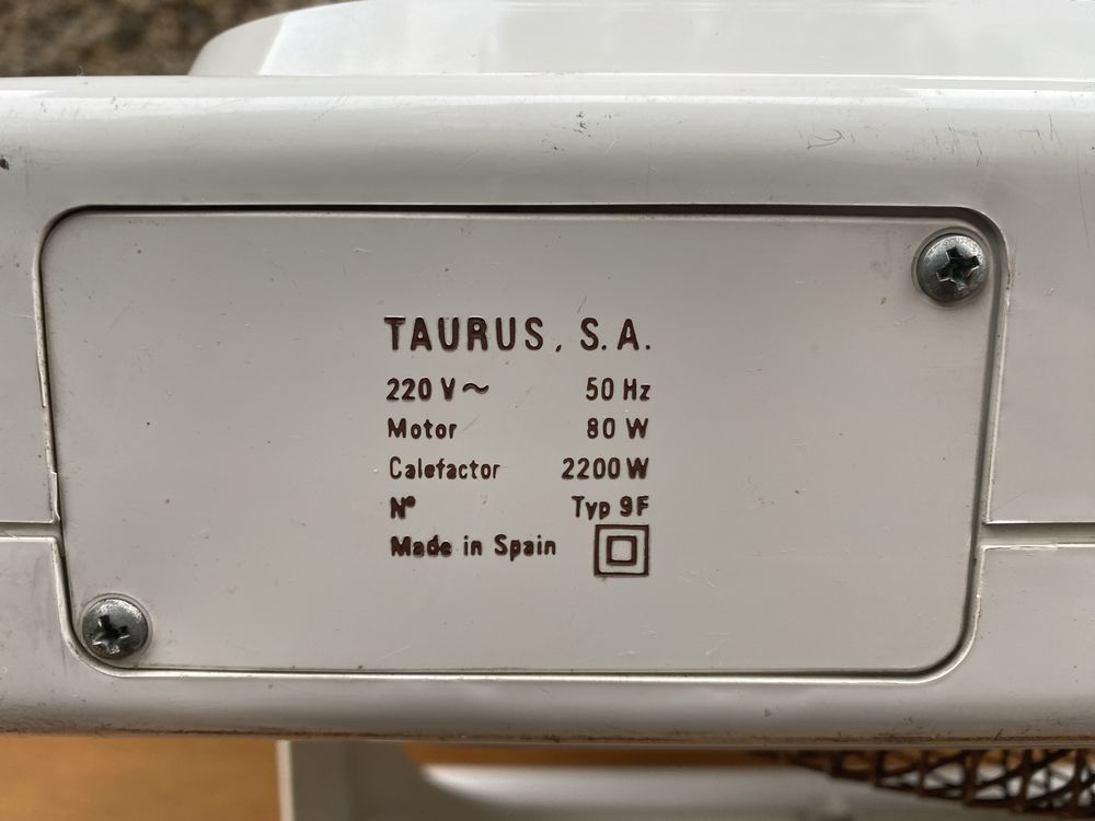 Aquecedor e ventilador Taurus