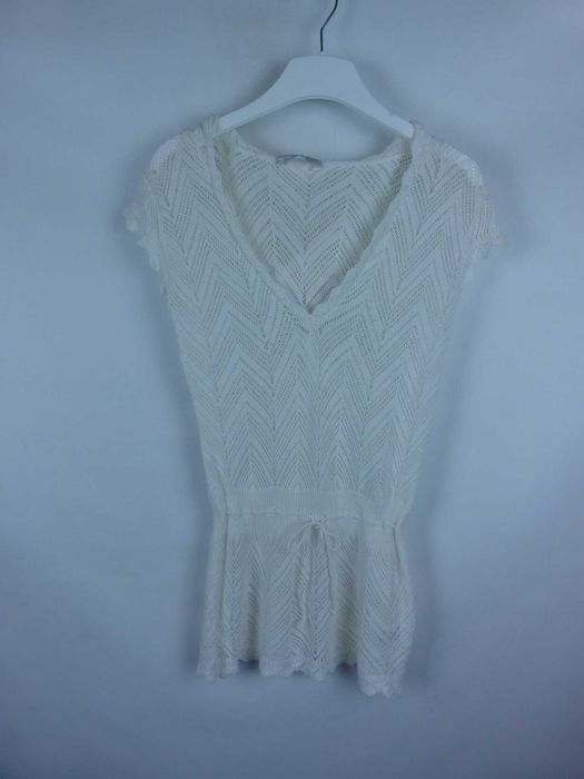 Awear ażurowa tunika z kapturem dzianinka / M