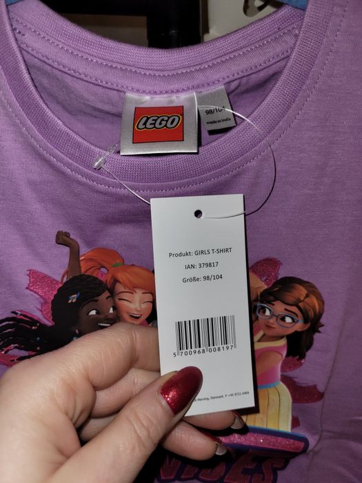 T-shirt dziewczęcy LEGO