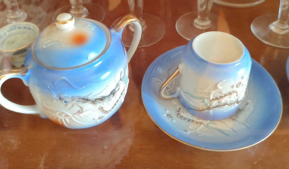 Conjunto NOVO de café porcelana japonesa Soko China