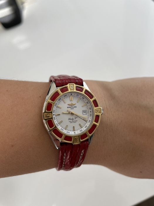 Zegarek Damski Breitling Lady J Nr ref:D52065 Komplet Stal/Złoto