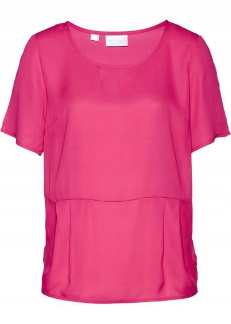 B.P.C bluzka szyfonowa różowa 36.