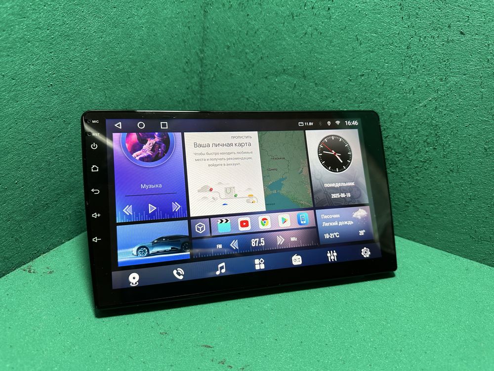 Магнітола android Topway TS10 4/32, 9/10 дюймів, CarPlay