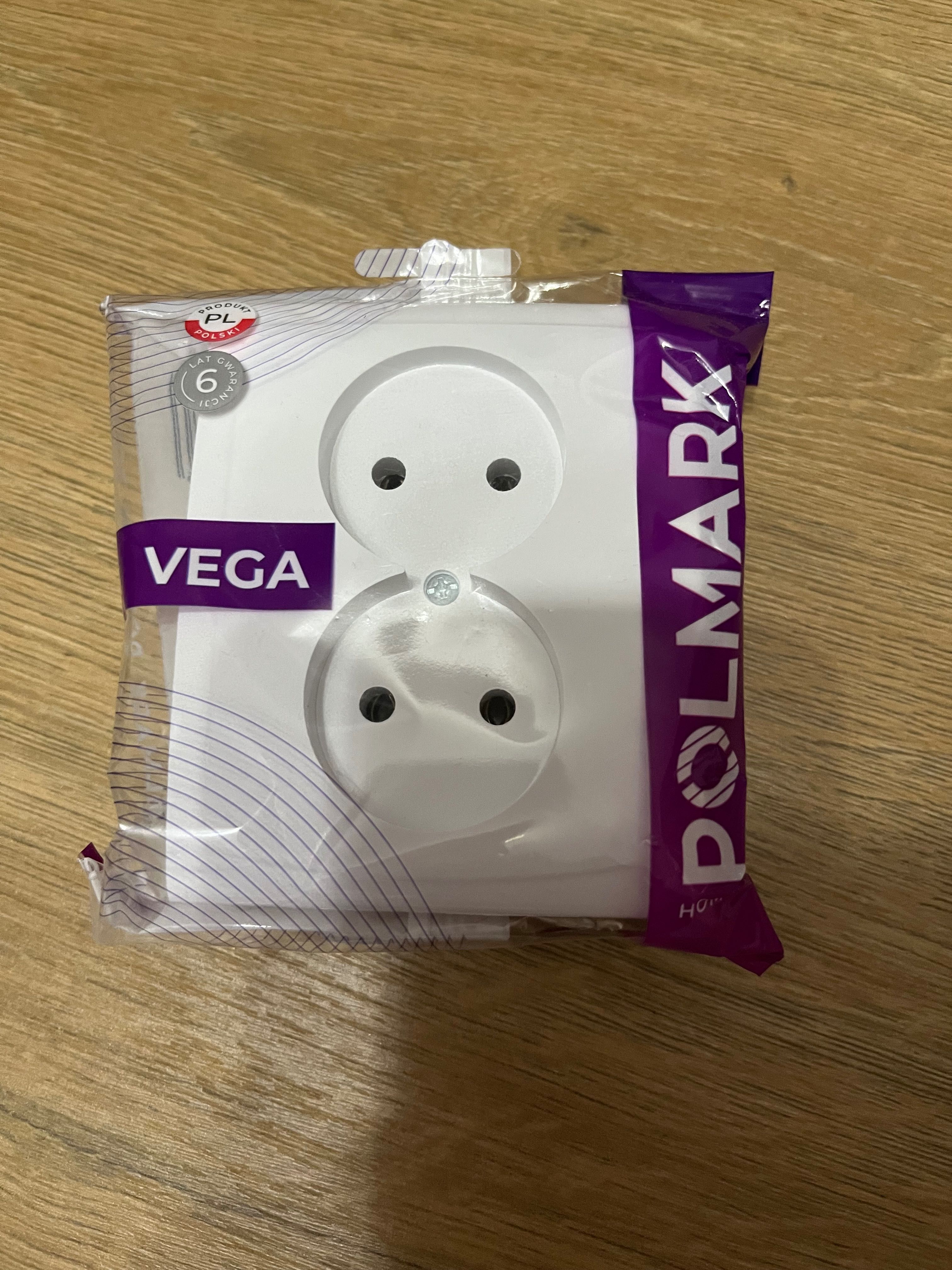 VEGA kontakt gniazdo podwójne b/u GP‑2V