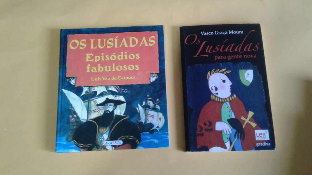 Livros: Os Lusíadas+ Romance de Amadis + Lendas da Rússia, etc