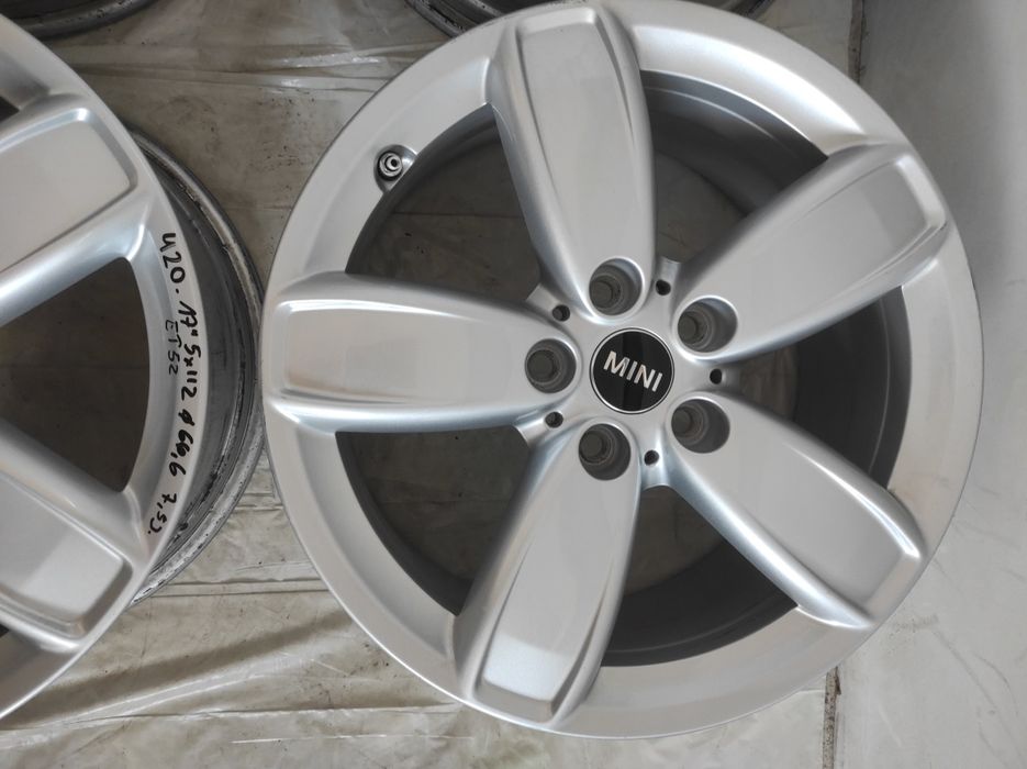 420 Felgi aluminiowe ORYGINAŁ MINI R 17 5x112 otwór 66,6 CZUJNIKI