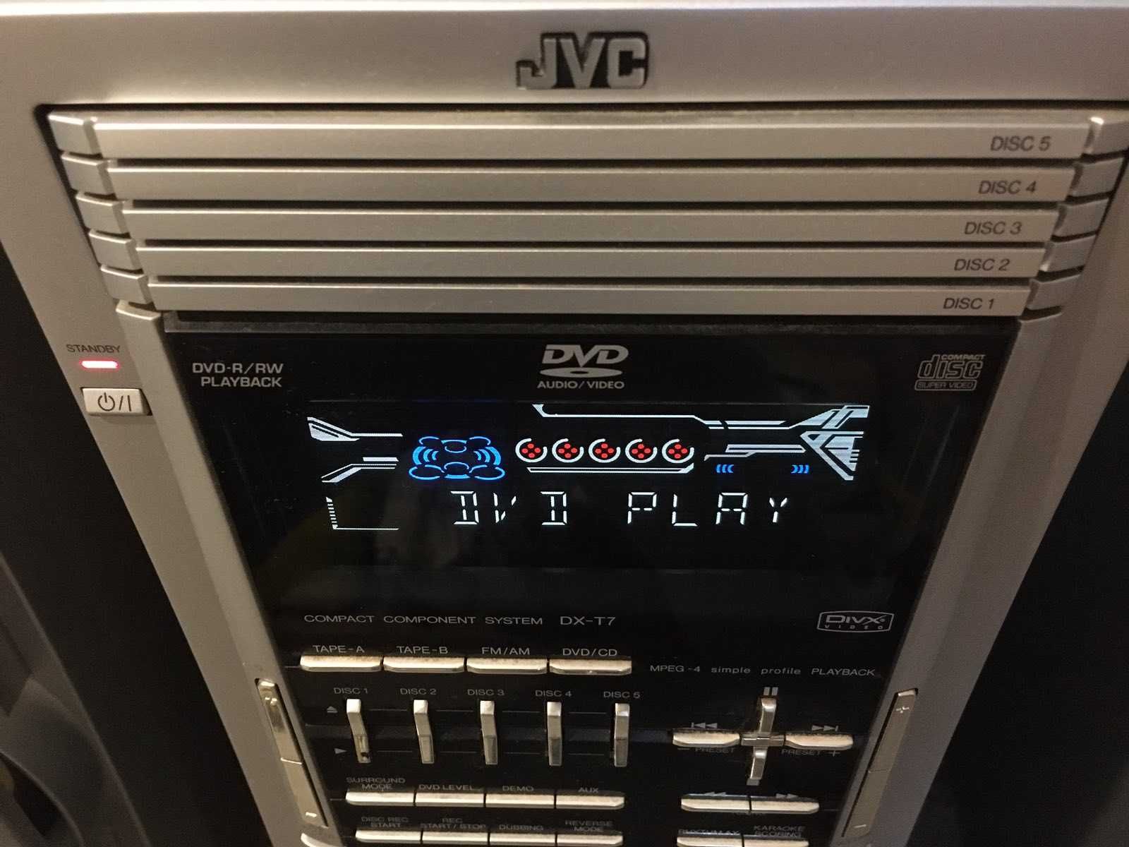 Музыкальный центр, Домашний кинотеатр 270 Вт- JVC DX-T7 Limited. JAPAN