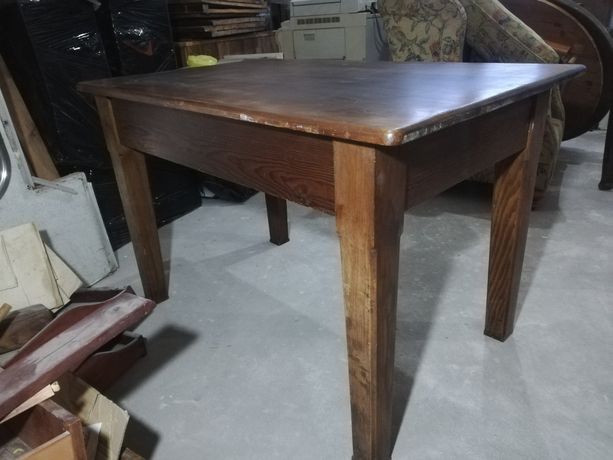 Stary stół z litego drewna 100 letni wyprzedaż