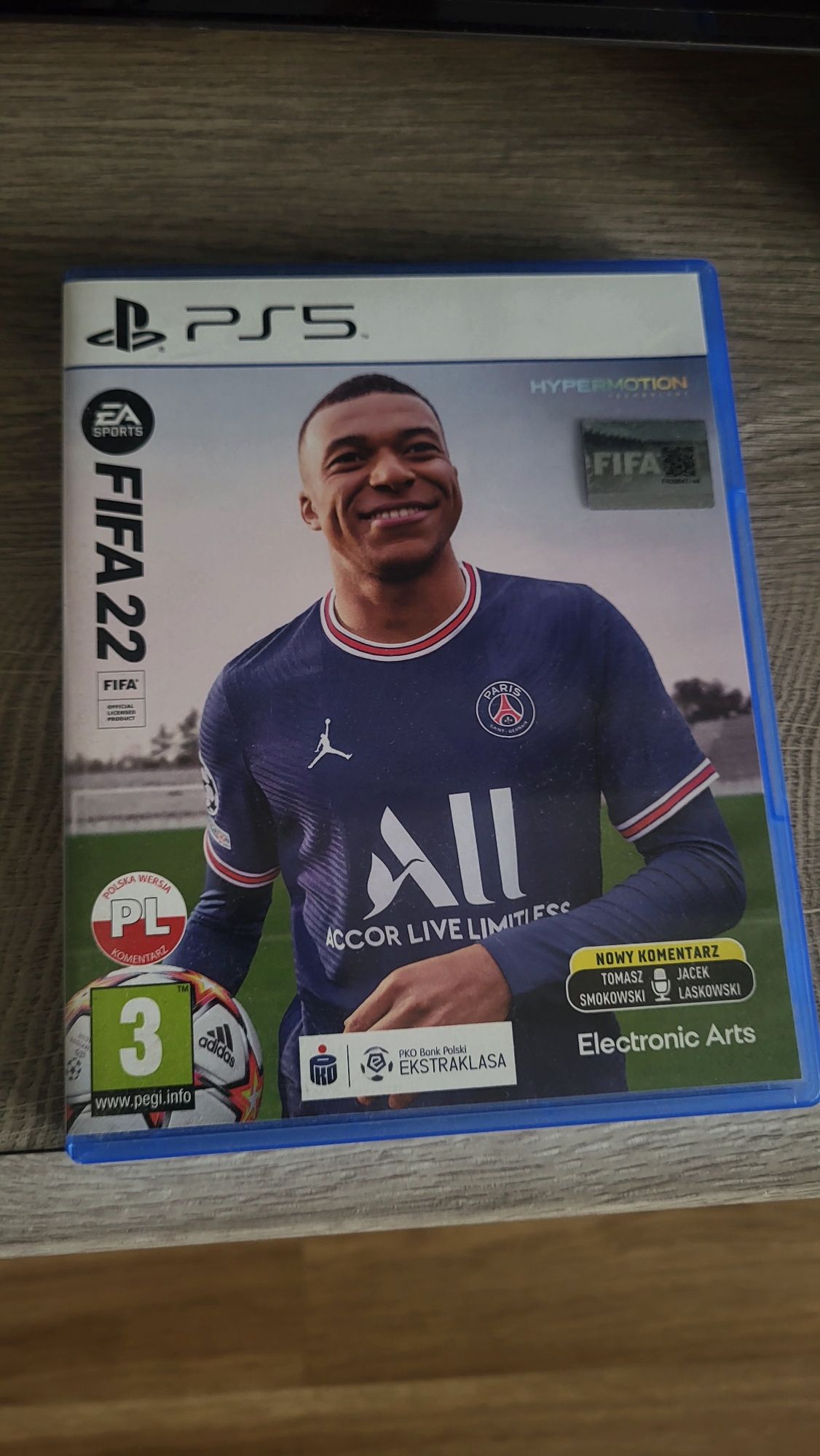 Gra Fifa 22 PS5 na płycie