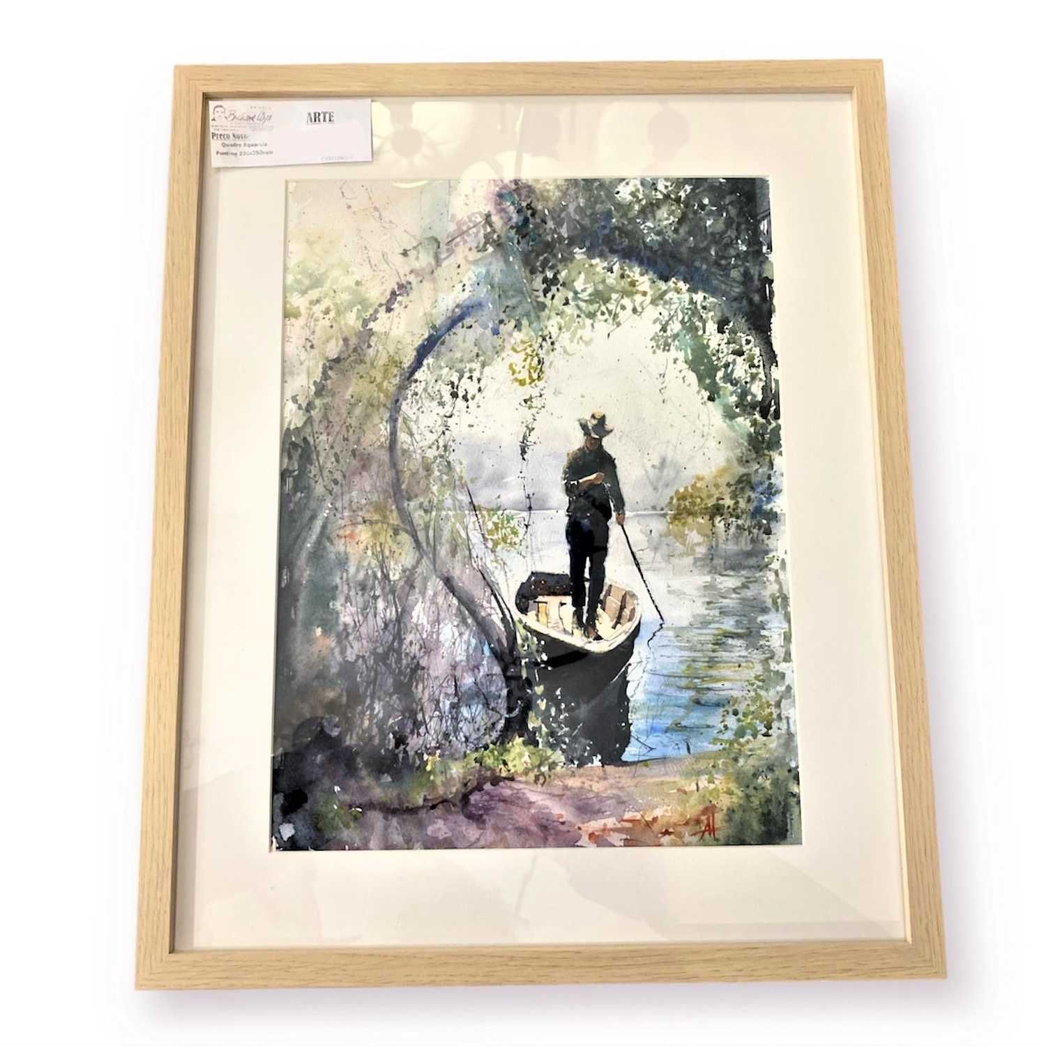 Quadro Aquarela Punting 530x440mm